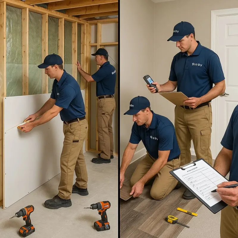 Repairs and Reconstruction process in Bellville, TX
