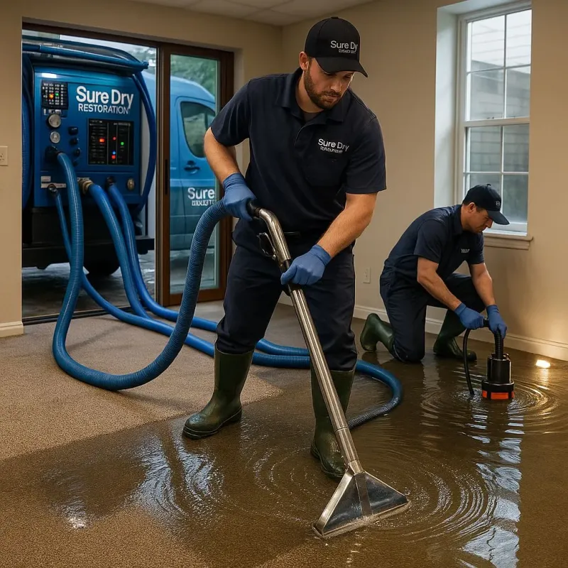 Water Extraction and Removal process in Bellville, TX